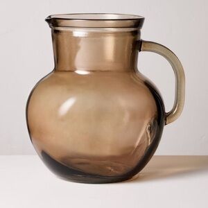 Hearth & Hand 78oz Recycled Brown Glass Pitcher